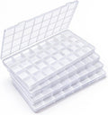 IOOLEEM 32 Grids Plastic Bead Organizer Box, Organizer Container Storage Box by IOOLEEM