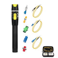Fiber Optic Cable Troubleshoot Kit - Visual Fault Locator &1pc FC to LC Adapter & 1pc LC, SC, ST, FC Coupler & 3 Short Patch Cords (Mode Number: VFL-50)
