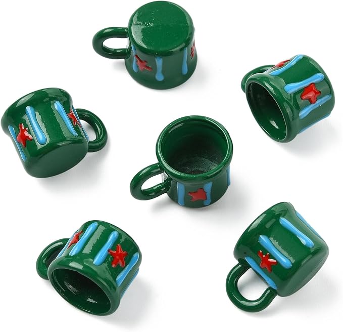 FASHEWELRY 6Pcs Alloy Mini Tea Cups - Image 7