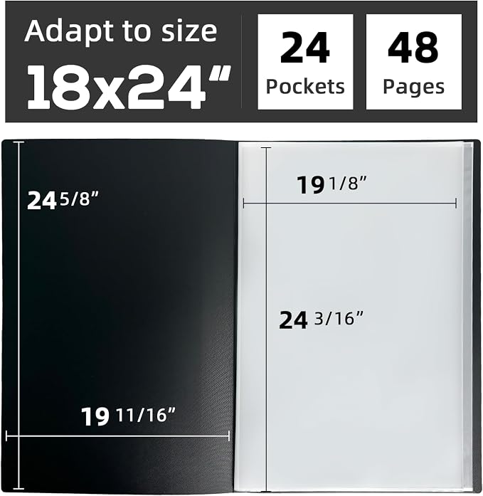 JJRING 18x24 Art Portfolio Folder - Image 2