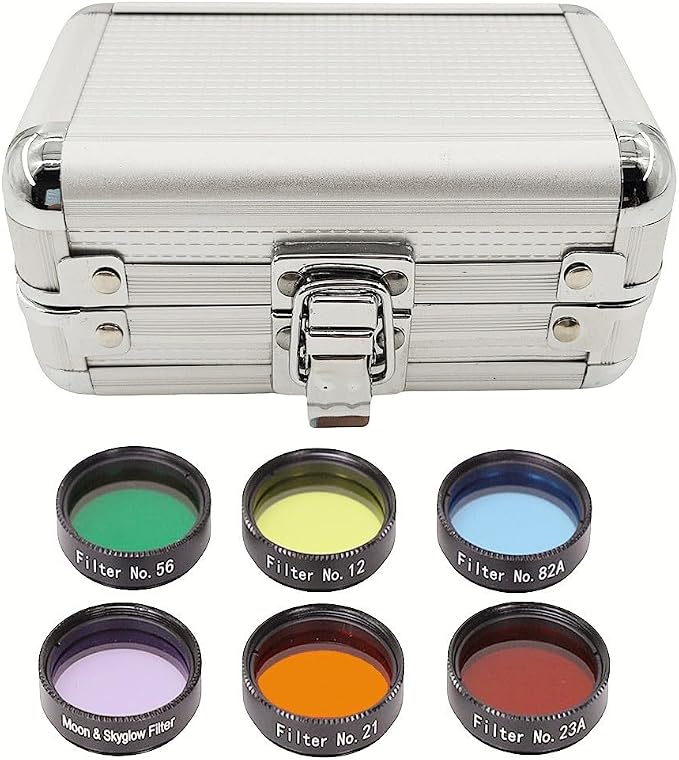 1.25" Telescope Eyepiece Filter Set Telescope Accessories Filters Kit by Pocnsen
