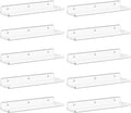Lifewit Floating Shelves for Wall, Acrylic Display Shelf Wall Mounted for Figure by Lifewit