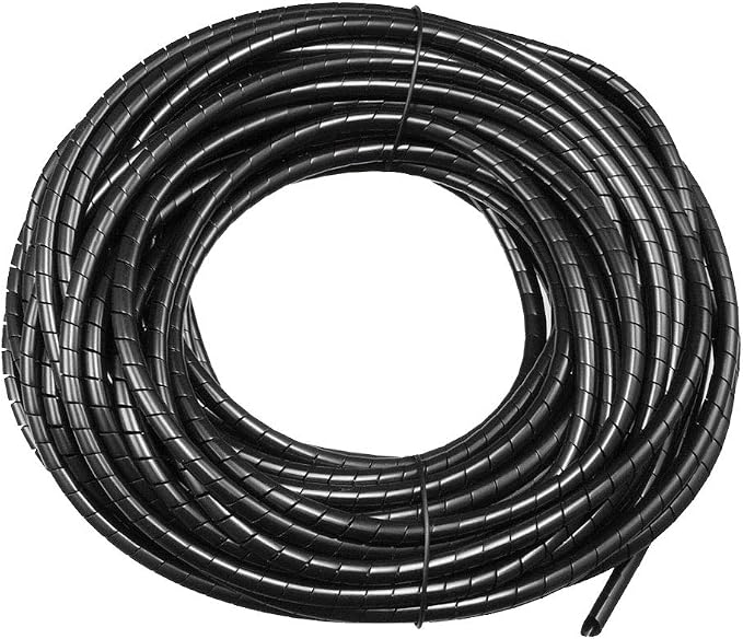 uxcell 4mm Flexible Spiral Cable Wrap Wire Cord Wraps Manage Cord 18M Length by uxcell
