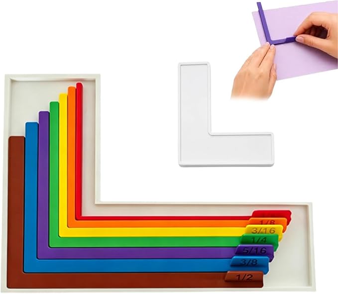 7pcs Paper Crafting Alignment Guides by Unknown