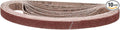 3/4 x 20 1/2 Inch Sanding Belt, 10 Pcs 80 Grit Aluminum Oxide Knife Sharpener Belts Work Sharpening for Belt Sander Knife Carving Tool Metal Working