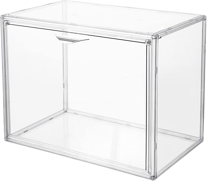 Attelite Clear Acrylic Display Case, Display Storage Box Countertop by Attelite