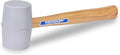 VAUGHAN Solid Rubber Mallet, Quality Rubber 20 oz Head, Made In The USA, Hardwood Handle, RM2W, VN57432