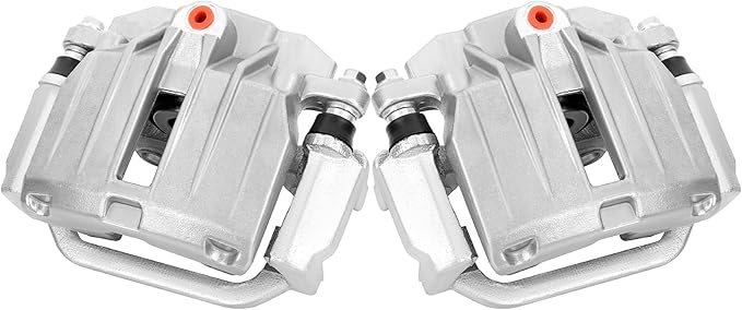 SCITOO Rear Left+Right Brake Calipers With Bracket 18-B4726 18-B4727 Compatible For Cadillac 2000-2002 For Chevrolet 1999-2005 For GMC 1999-2005