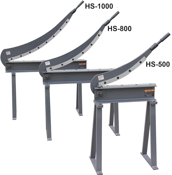 KAKA INDUSTRIAL Guillotine Metal Shear, 20-Inch Cutting Capacity, 16 Gauge HS-20 Sheet Metal Cutter with Stand for Fabrication and Construction