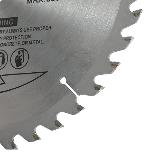 8" 40 Teeth Carbide Tip Wood Cutting Circular Saw Blade Table Saw Blade Miter Saw Blade with 5/8" Arbor for General Purpose