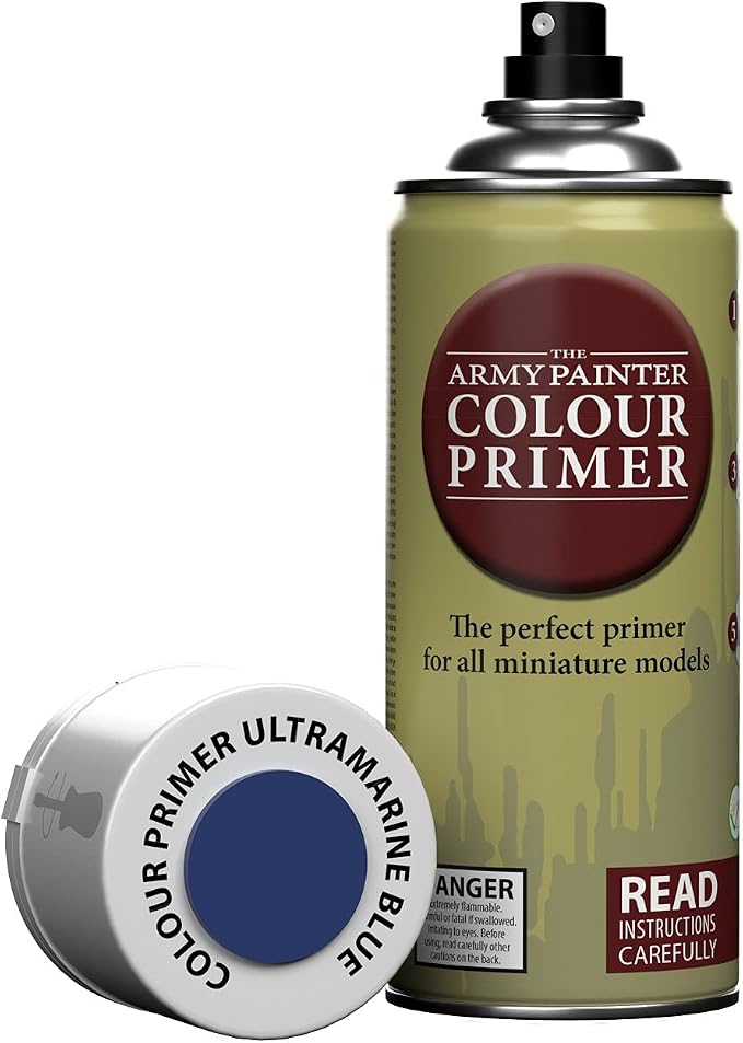The Army Painter Colour Primer Ultramarine Blue, 400 mL Acrylic Spray Primer by TheArmyPainter
