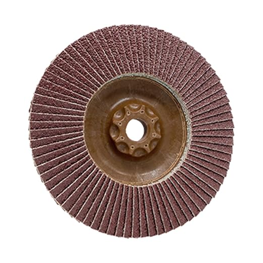 Plantex Aluminum Flap Disc- 120 grit, 5" Diameter