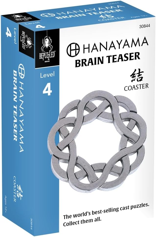 BePuzzled |Coaster Hanayama Metal Brainteaser Puzzle Mensa Rated Level 4 - Image 3