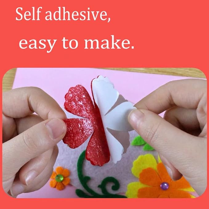 QIAONIUNIU Card Making Kits DIY Handmade Greeting Card Kits - Image 5