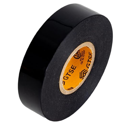 GTSE Black Electrical Tape, 240 Rolls Bulk Box – Waterproof, Industrial Grade Vinyl, 3/4 in x 66ft– Strong Self-Adhesive PVC Electric Tape for Wire Insulation, 7 Mil, 600V – UL/CSA Listed