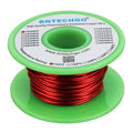 BNTECHGO 16 AWG Magnet Wire - Enameled Copper Wire - Enameled Magnet Winding Wire - 4 oz - 0.0492" Diameter 1 Spool Coil Red Temperature Rating 155℃ Widely Used for Transformers Inductors