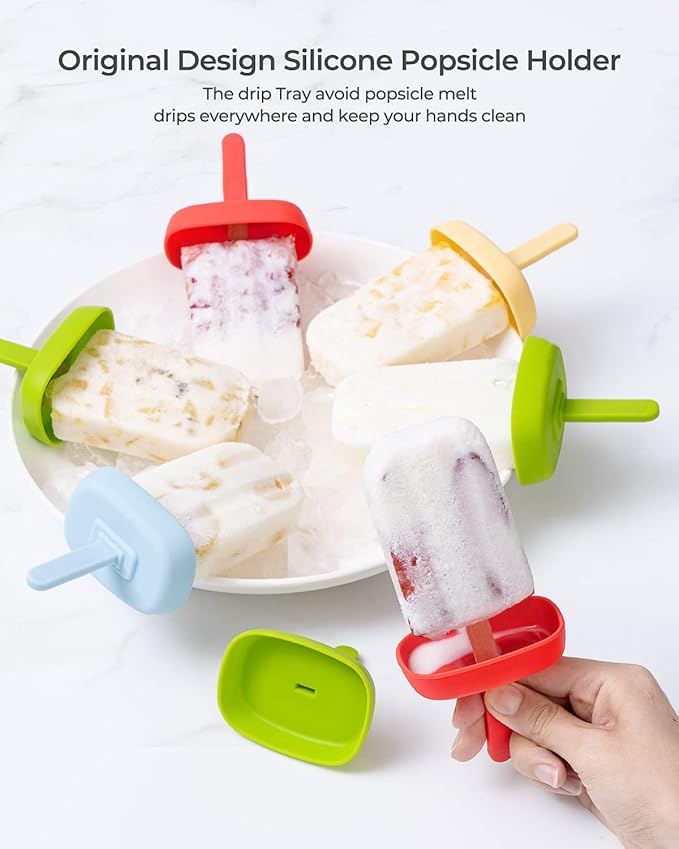 10 Cavity Large Silicone Popsicle Molds - Image 5