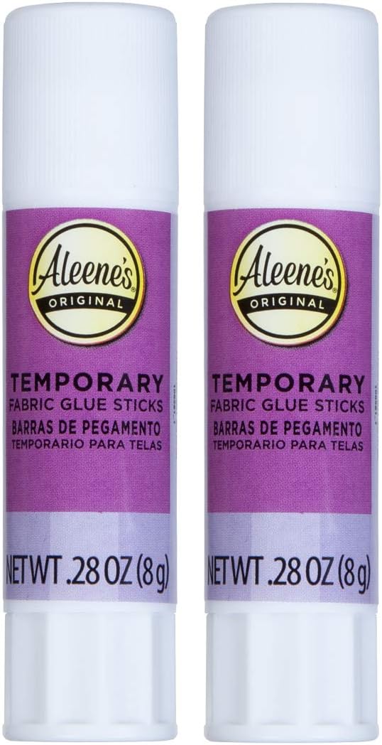 Aleene's No-Sew Temporary Fabric Glue Sticks, .28oz 2-Pack - Image 3