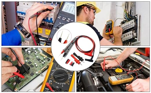 2PCS 1000V 20A multimeter Leads & 2PC 1000V 10A Crocodile Clips Multimeter Test Leads (2)