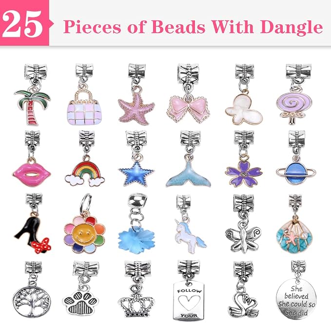 VICTLOV Charm Bracelet Making Kit, DIY Craft - Image 3