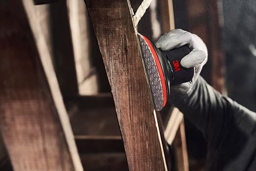 3M Random Orbital Sander, Xtract Pneumatic 88957, 6 in, Self-Generated Vacuum, 3/32 in Orbit, Ergonomic and Lightweight ROS, 209W Motor, Dust Extraction