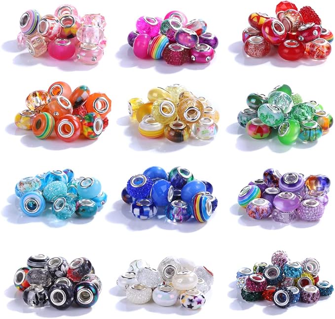 European Large Hole Spacer Charm Beads - Image 4