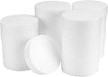 4 Inch 24-Pack Foam Circles for Crafts, Polystyrene Round Foam Disc for DIY by FFchuanhe