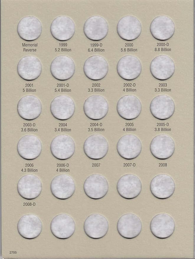 H.E. Harris & Co US Lincoln Memorial Cent Coin Folder 1999 – 2008 and Beyond - Image 2