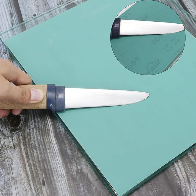 SCOTTCHEN Dead Flat Float Plate Glass for Scary Sharp Sharpening System 10-1/4in W x 11-13/16in L x 8mm T -1pcs