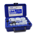 JEFE HEX 13-Piece Hole Saw Set, Bi-Metal Hole Saw Kit, M42 Bi-metal Hole Cutter Set with 9-Pc Hole Saw-3/4",7/8",1-1/8",1-3/8",1-1/2"1-3/4",2",2-1/4" and 2-1/2" for Metal, Wood, Plywood, Drywall, PVC