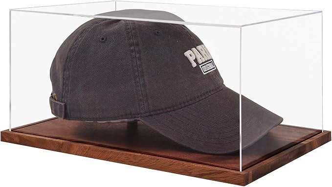LITY Hat Display Case, No Assembly Required Clear Acrylic Baseball Cap Stand by Unknown