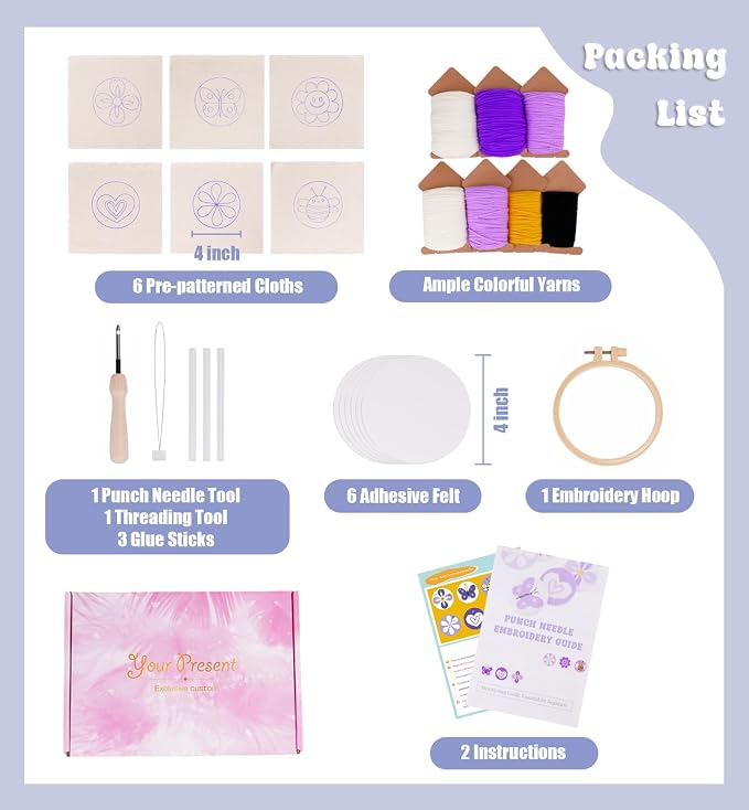 Nuoviyiya Punch Needle Kit for Adults Beginner - Image 2