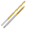 M2x0.4 Tap and 1.6mm Drill Bit Kit, M2 HSS Metric Drill and Tap Set, Combination of Drill and Tap Kit for Metal
