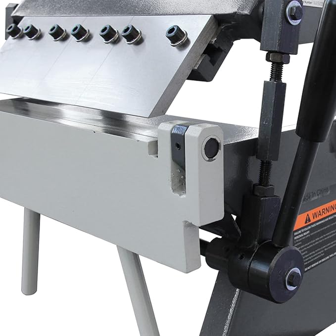 KAKA INDUSTRIAL Box and Pan Brake,12-Inch 20-Gauge Capacity Sheet Metal Brake, 1-135° Adjustable Angle Metal Finger Break W-1220A