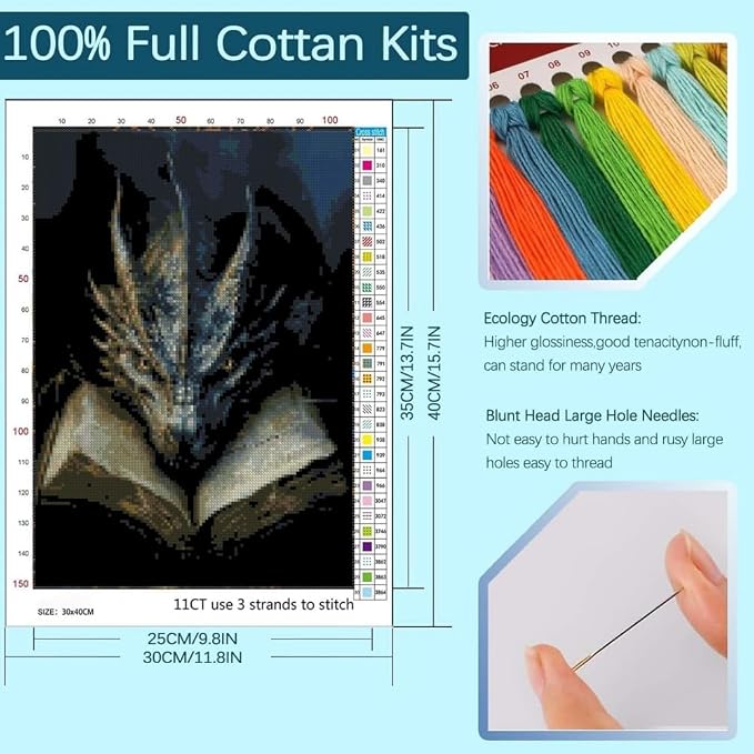 niurenmaoyi Stamped Cross Stitch Kits - Image 2