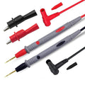 TKDMR 1000V 20A Ultra-Sharp Multimeter Meter Tester Needle Point 35″ / 90 cm Gold-Plated Test Probe Lead