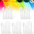 AUEAR, 5 Sets 30 Pack Plastic Spatula Palette Knives, 6 Styles by AUEAR
