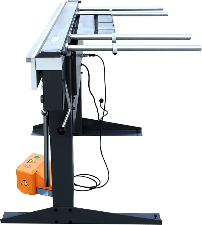 KAKA INDUSTRIAL Magnetic Pan and Box Brake, 60-InchElectro Metal Brake Bender, 8-Ton Box and Pan Brake with Foot Pedal Control, 16-Gauge Mild Steel Capacity, 220V-60HZ-1PH EB-6116