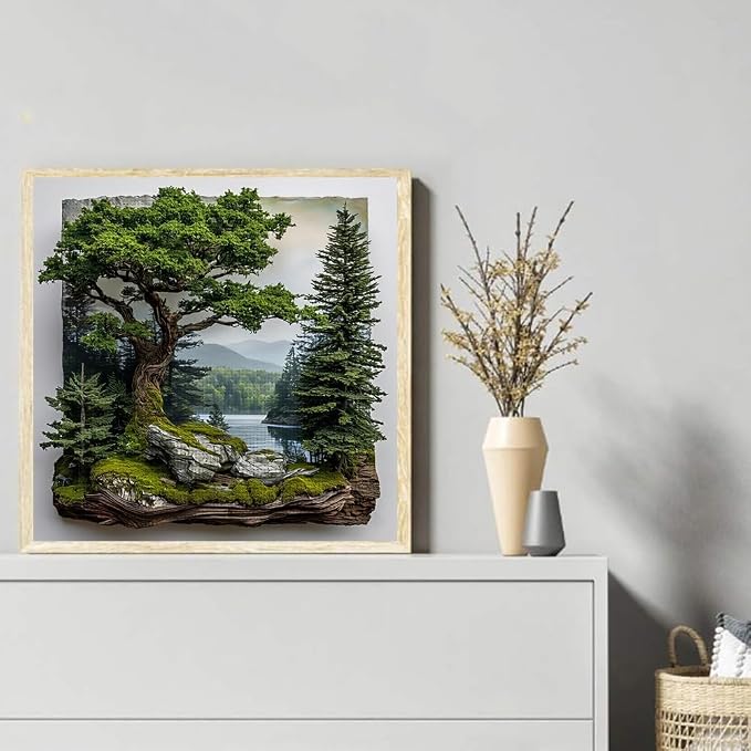 KYOQFVN Landscape Stamped Cross Stitch Kits - Image 7