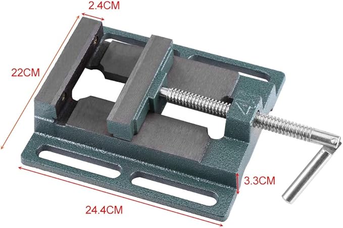 6 Inch Opening Size Drill Press Vice, Heavy Duty Machine Vise Tool for Milling and Drilling