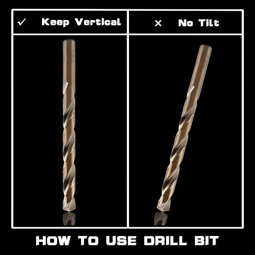 29Pcs M35 Cobalt Drill Bit Set 1/16"-1/2", 135 Degree Tip HSS with Storage Case, Twist Jobber Drill Bit Kit for Cast Iron, Hard Metal, Stainless Steel, Plastic and Wood