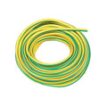 Kable Kontrol Heat Shrink Tubing - 3/16” Inch - 50' Ft Long, Yellow & Green Polyolefin - 2:1 Industrial Shrink Tube & Cable Sleeve for Electrical Wire Insulation - Rated for 600 V