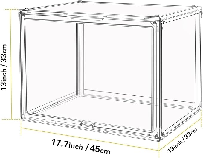 GUDEMAY Large Clear Stackable Acrylic Storage Bins - Image 6