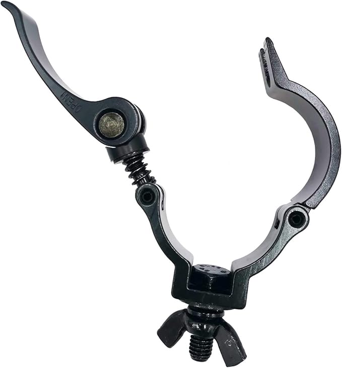 Lighting Clamp 2 Inch Truss Quick Release Mount Heavy Duty 220 Lbs Fit 48-51mm OD Pipe truss F34 Black
