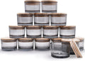 SHOWIN Thick Candle Jars for Making Candles 16 Pcs, 4 OZ Empty Jars by Showin