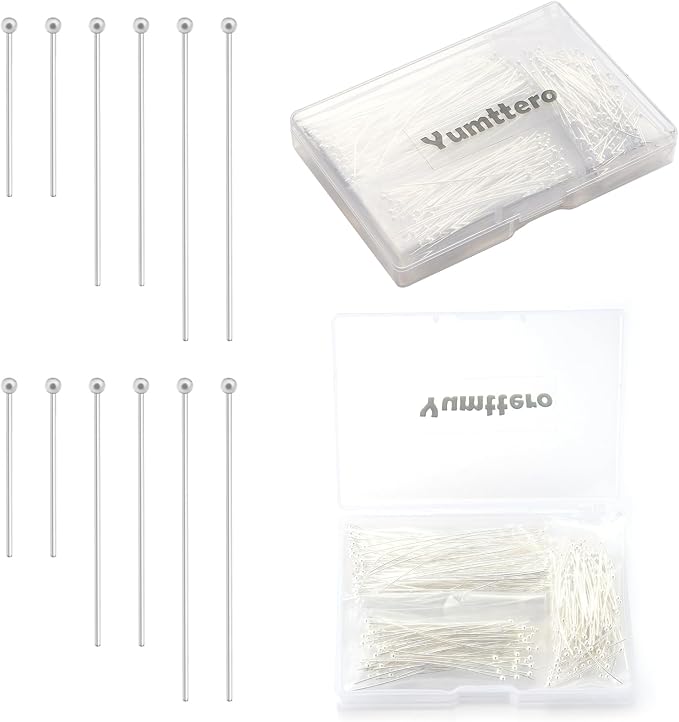 400 PCS 30mm 50mm 70mm Mixed Length Ball Pins by Yumttero
