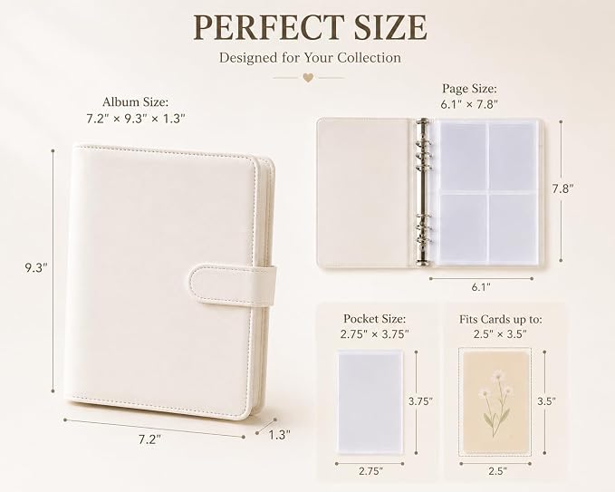 A5 Kpop Photocard Binder, 6-Ring Collector’s Album - Image 5