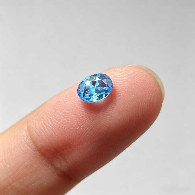 AierCrystal Aquamarine Color Cubic Zirconia Loose Beads Unset - Image 3