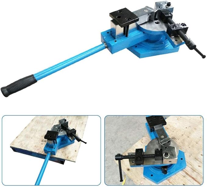 Mini Universal Bending Bender Manual Roll Bender SBG-40 Flat, Square & Round Metal Bender Bending Machine for Metal Rod Bar Tube Bender Bending Tool