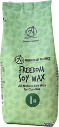 American Soy Organics - 1 lb Freedom Soy Wax Beads by AmericanSoyOrganics